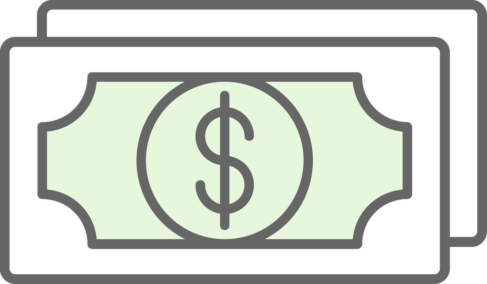 Money Fillay Icon vector