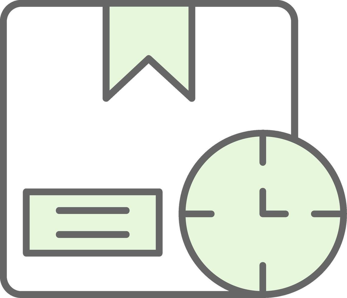 Timein Fillay Icon vector