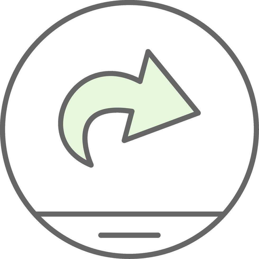 Next Fillay Icon vector
