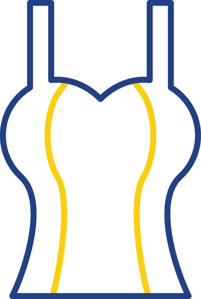 Tanktop Line Two Color Icon vector