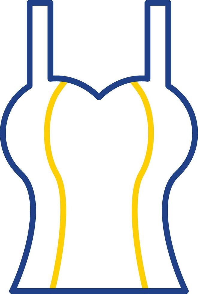 Tanktop Line Two Color Icon vector