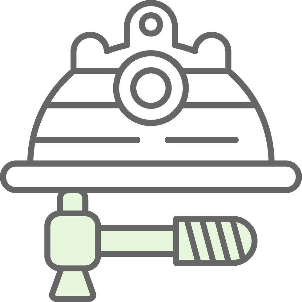 sombrero relleno icono vector