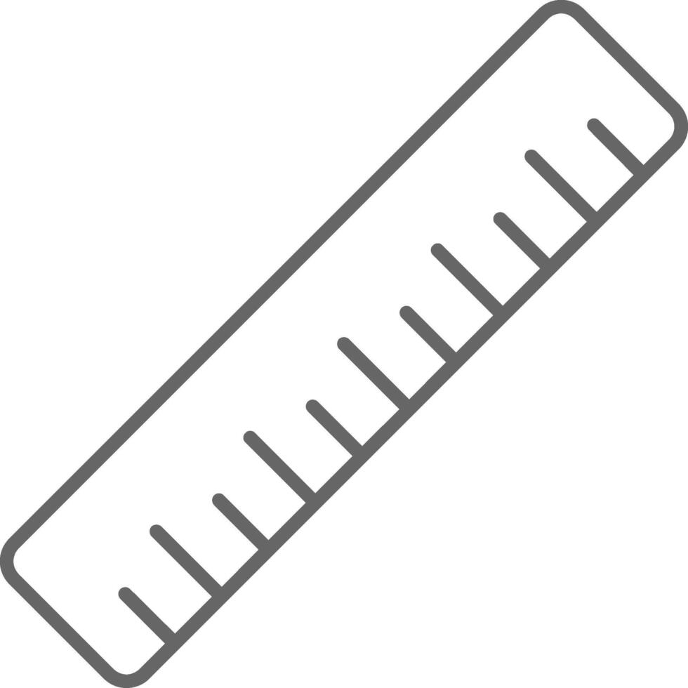 Ruler Fillay Icon vector