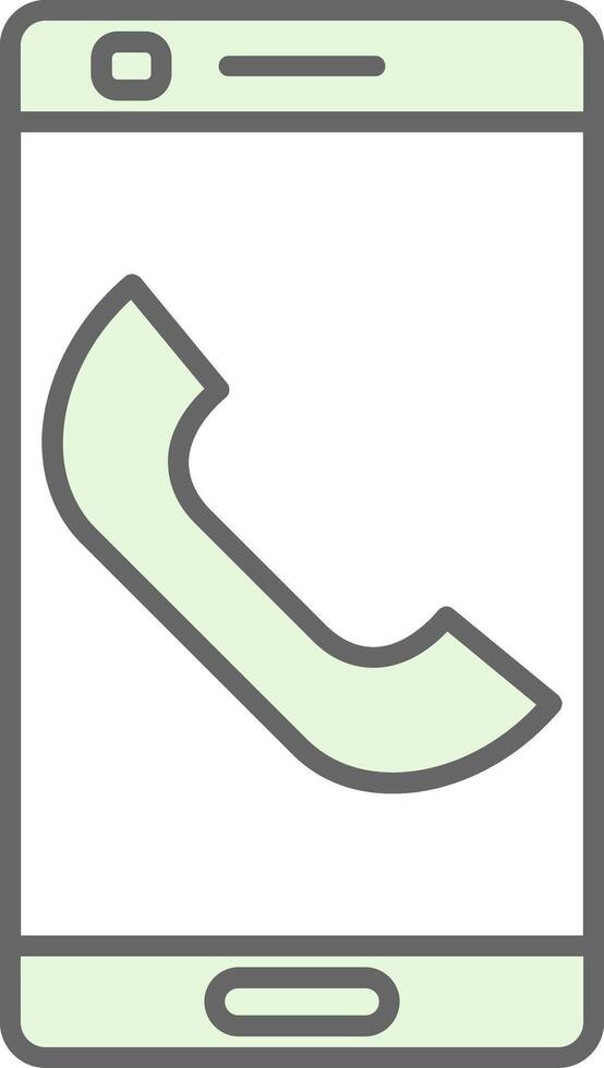 Phone Fillay Icon vector