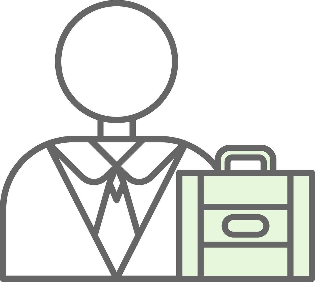 Businessman Fillay Icon vector