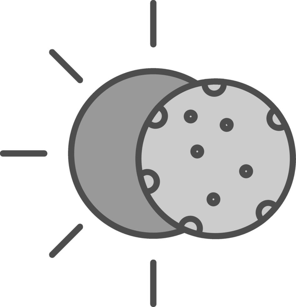 solar relleno icono vector