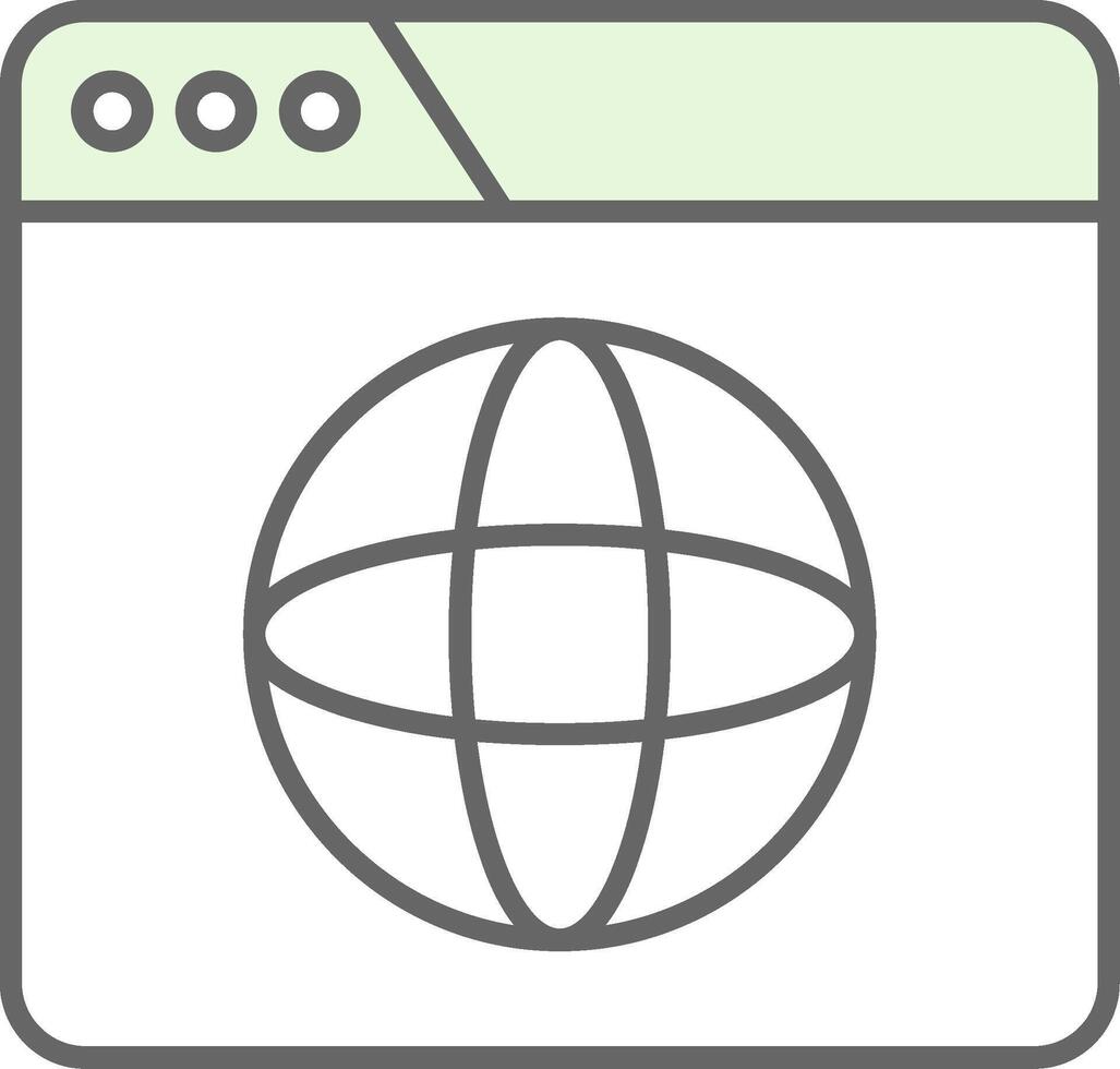 Website Fillay Icon vector
