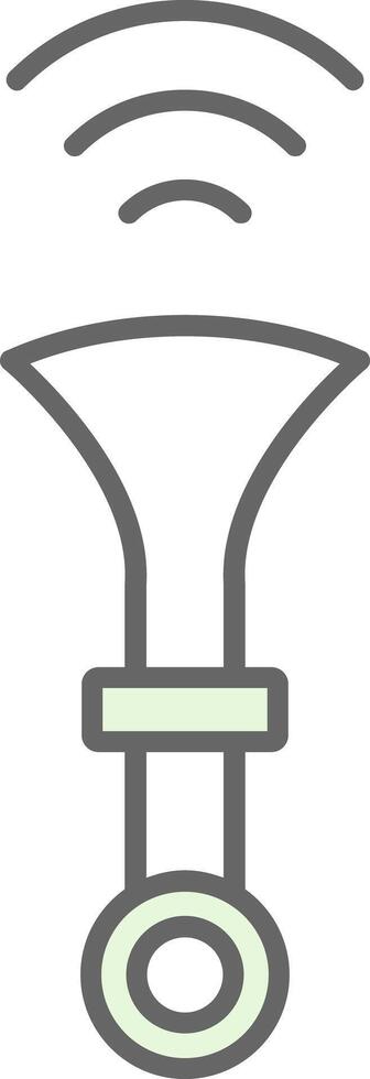 Horn Fillay Icon vector