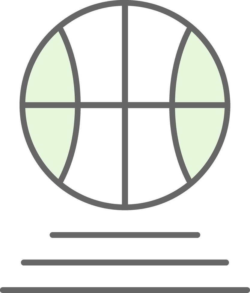 baloncesto relleno icono vector