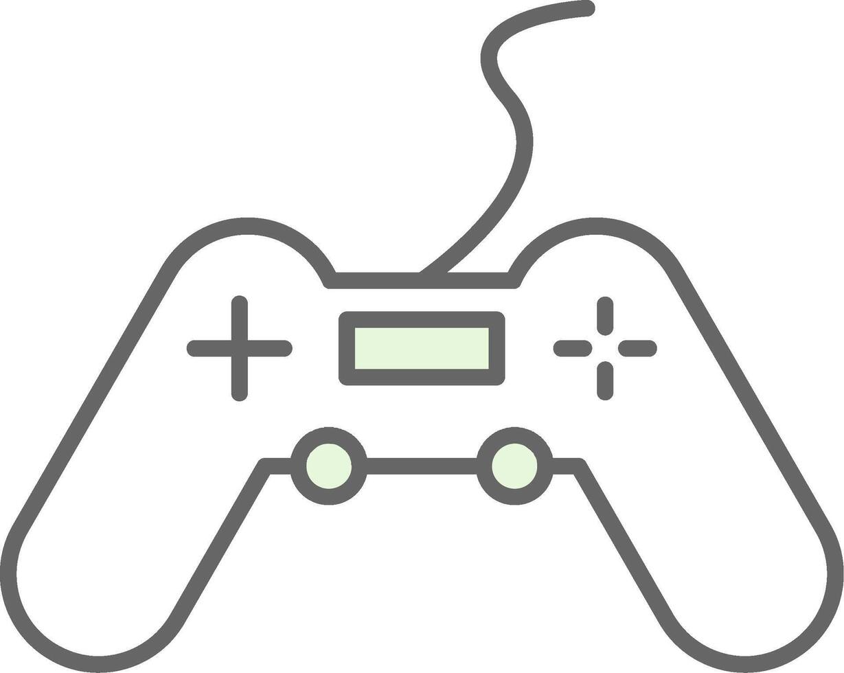 Gaming Fillay Icon vector