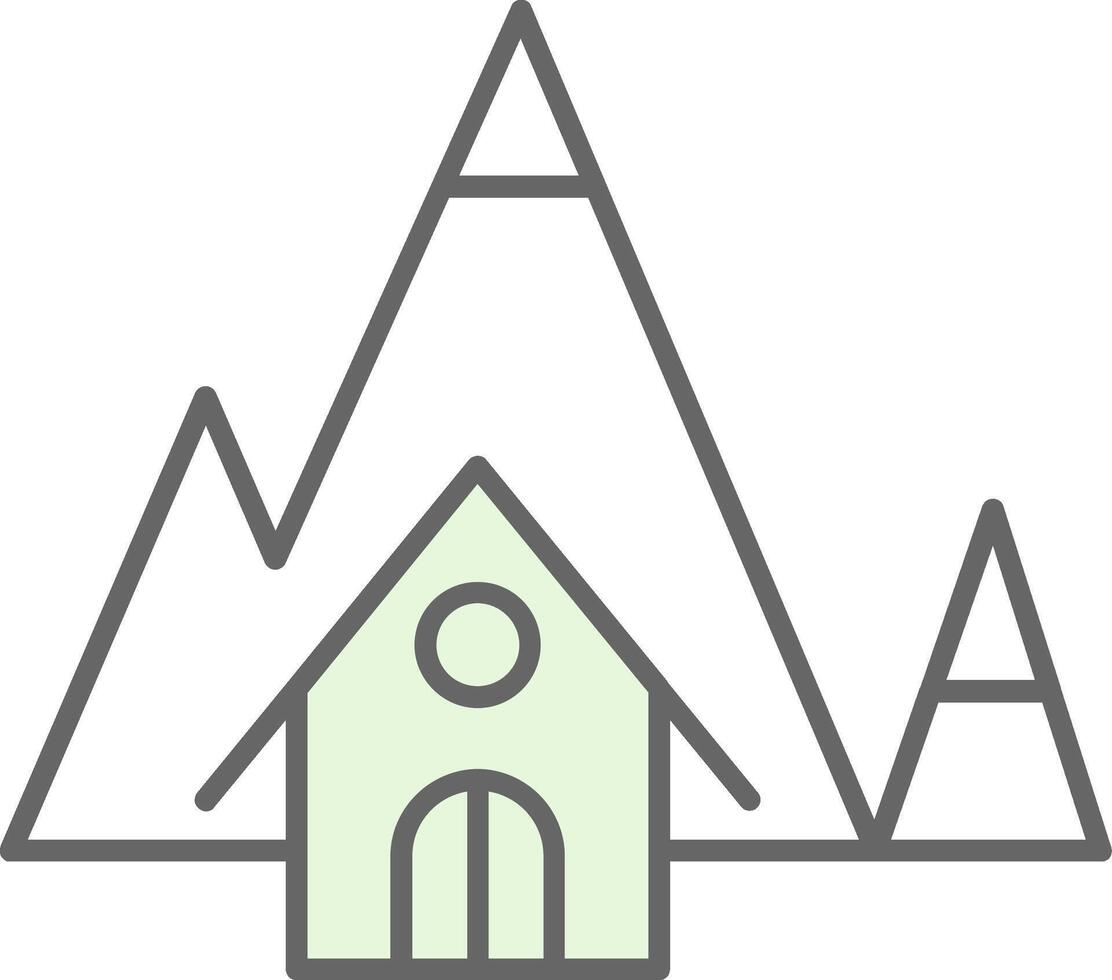 Mountain House Fillay Icon vector