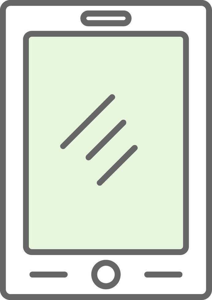 Tablet Fillay Icon vector