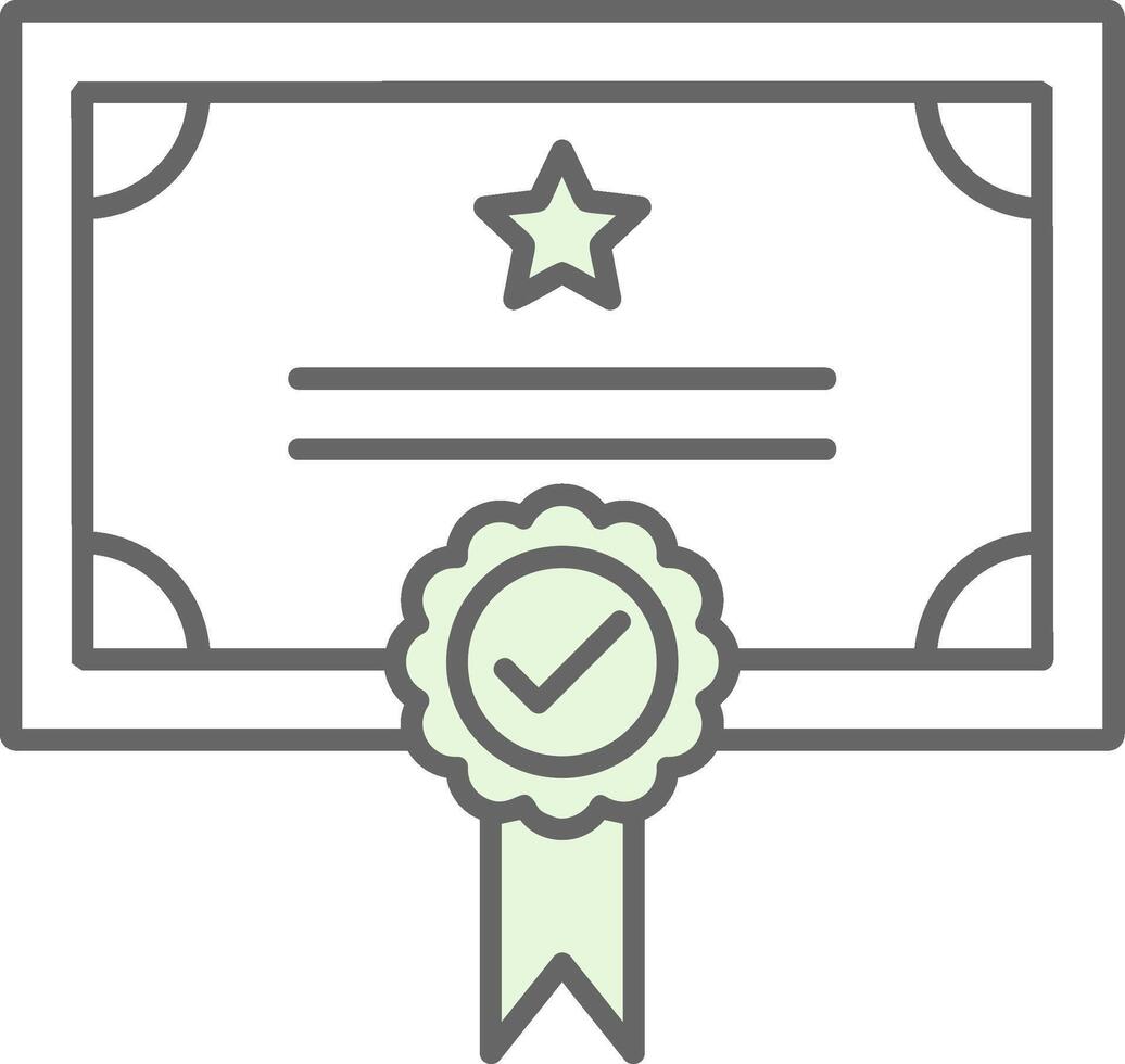 Qualify Fillay Icon vector