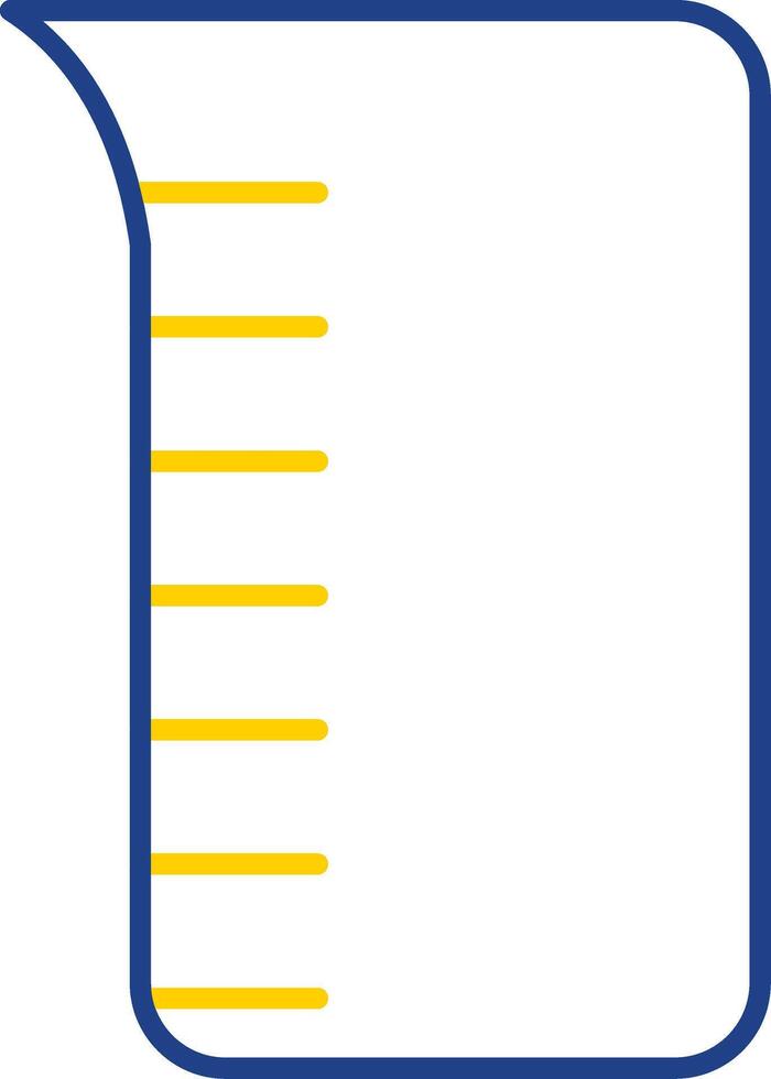 Measuring Utensils Line Two Color Icon vector