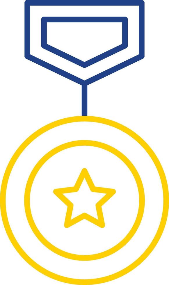 Winning Line Two Color Icon vector