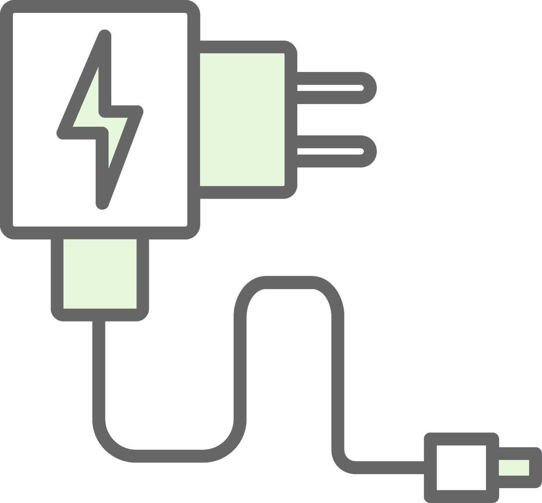 Charger Fillay Icon vector