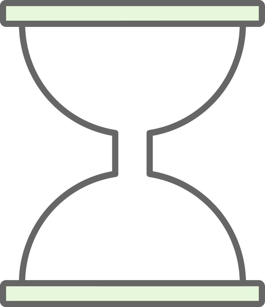 Hourglass Fillay Icon vector