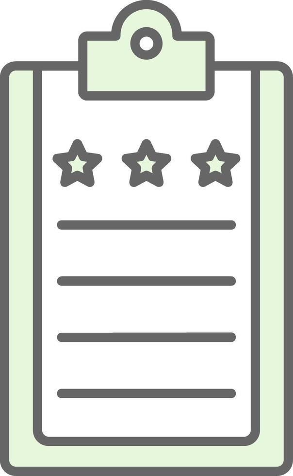 Evaluation Fillay Icon vector