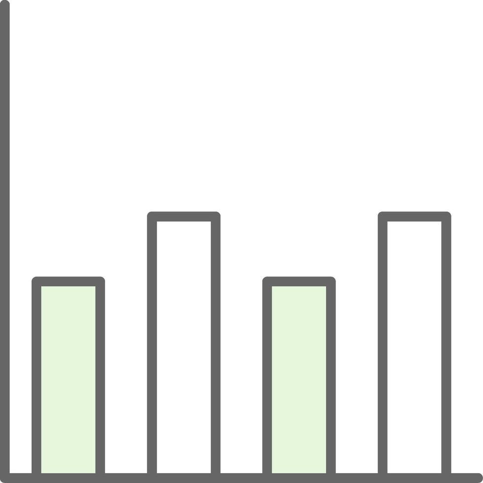 Diagram Fillay Icon vector