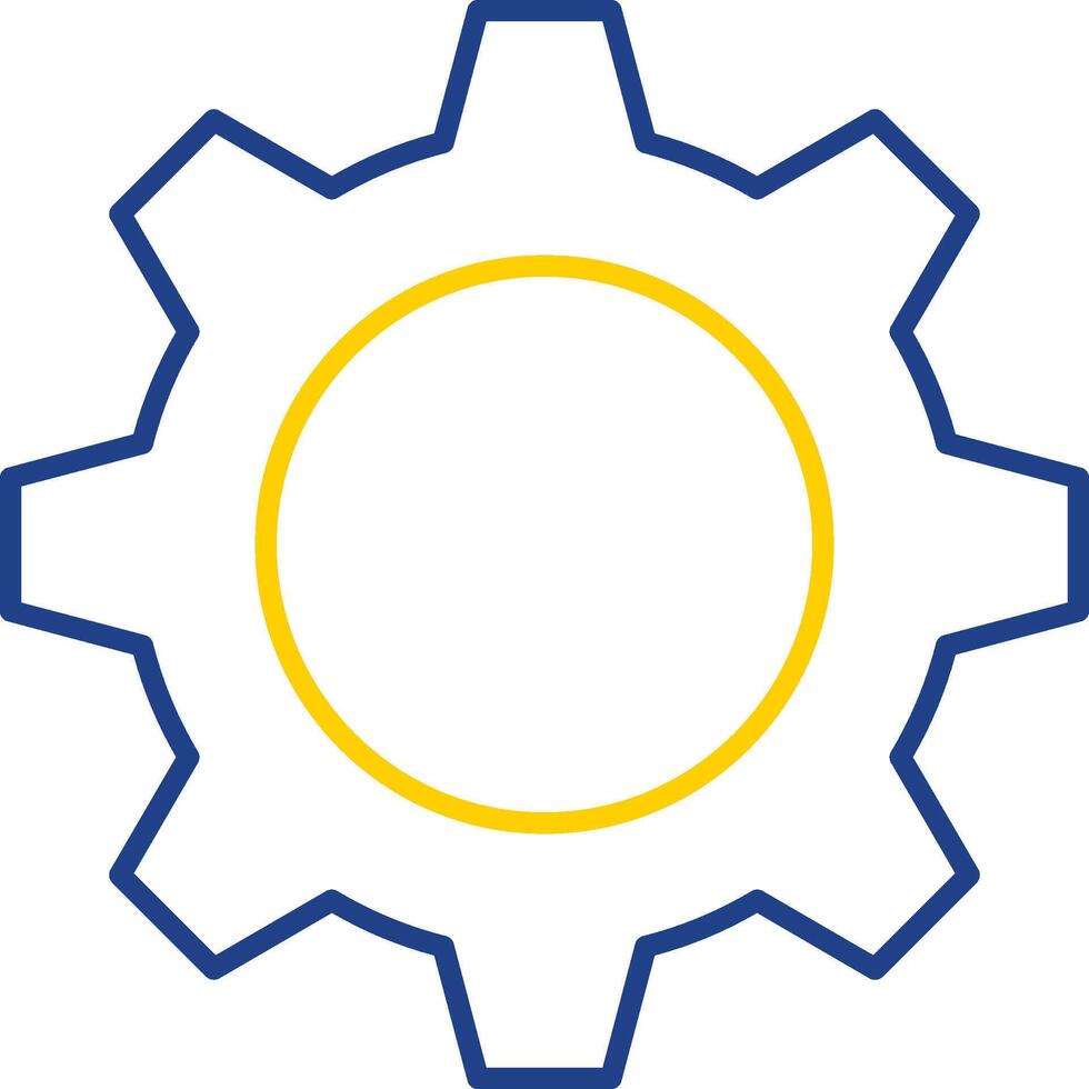 Optimization Line Two Color Icon vector