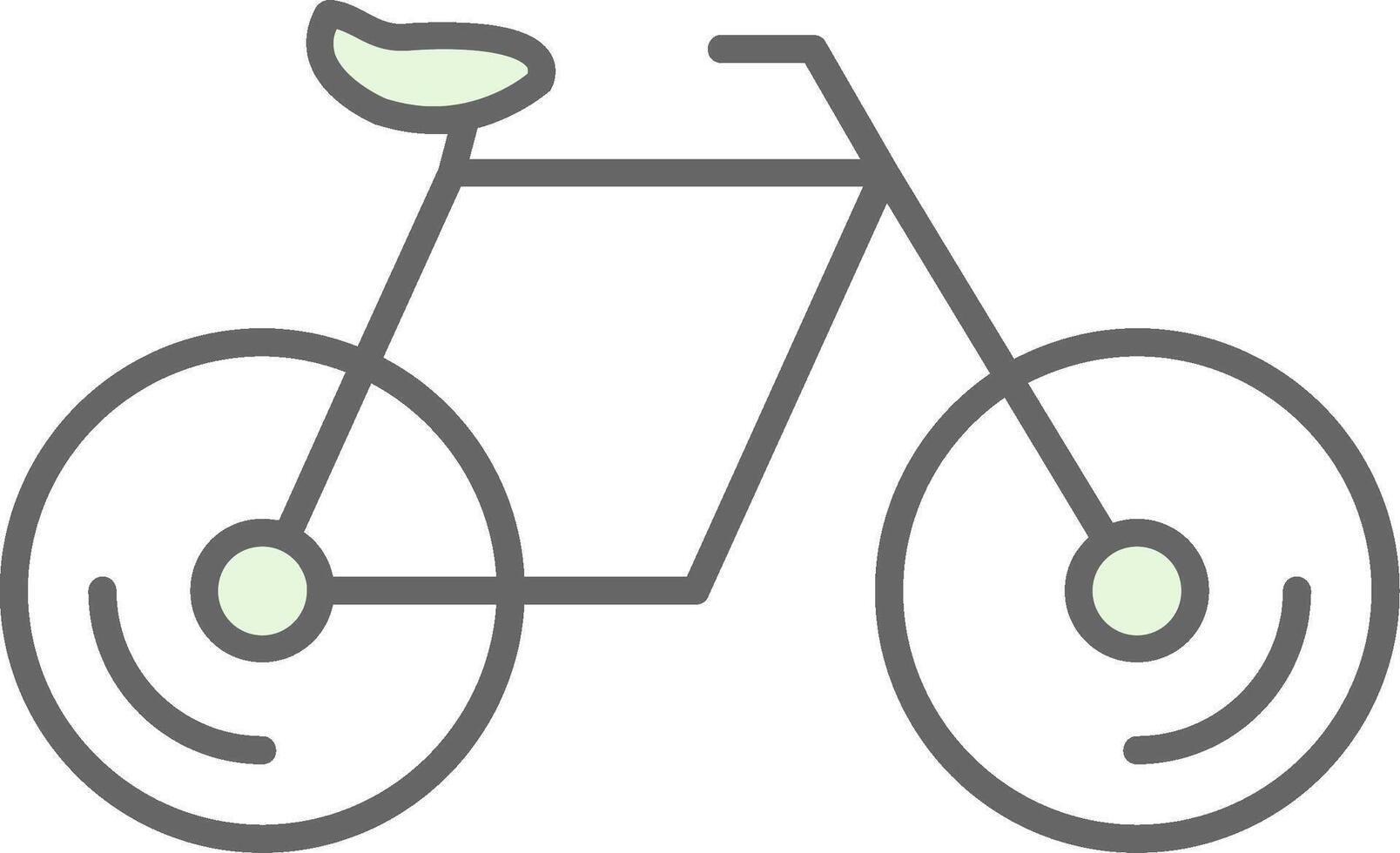 bicicleta relleno icono vector
