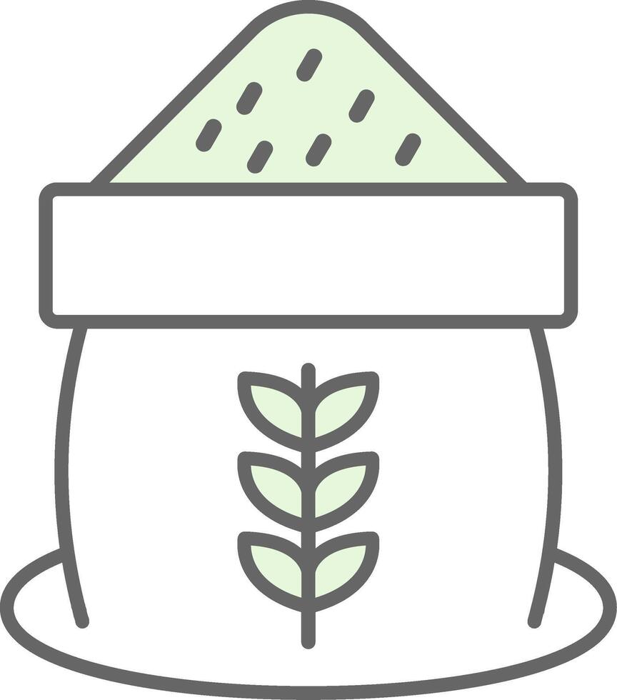 Grain Fillay Icon vector