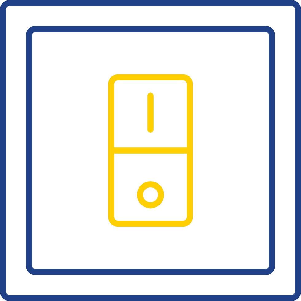 Switcher Line Two Color Icon vector