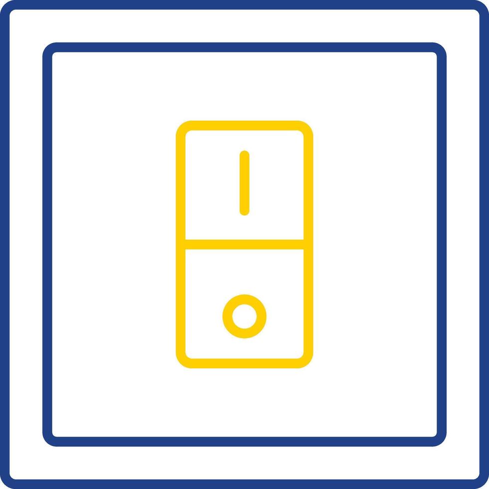 Switcher Line Two Color Icon vector