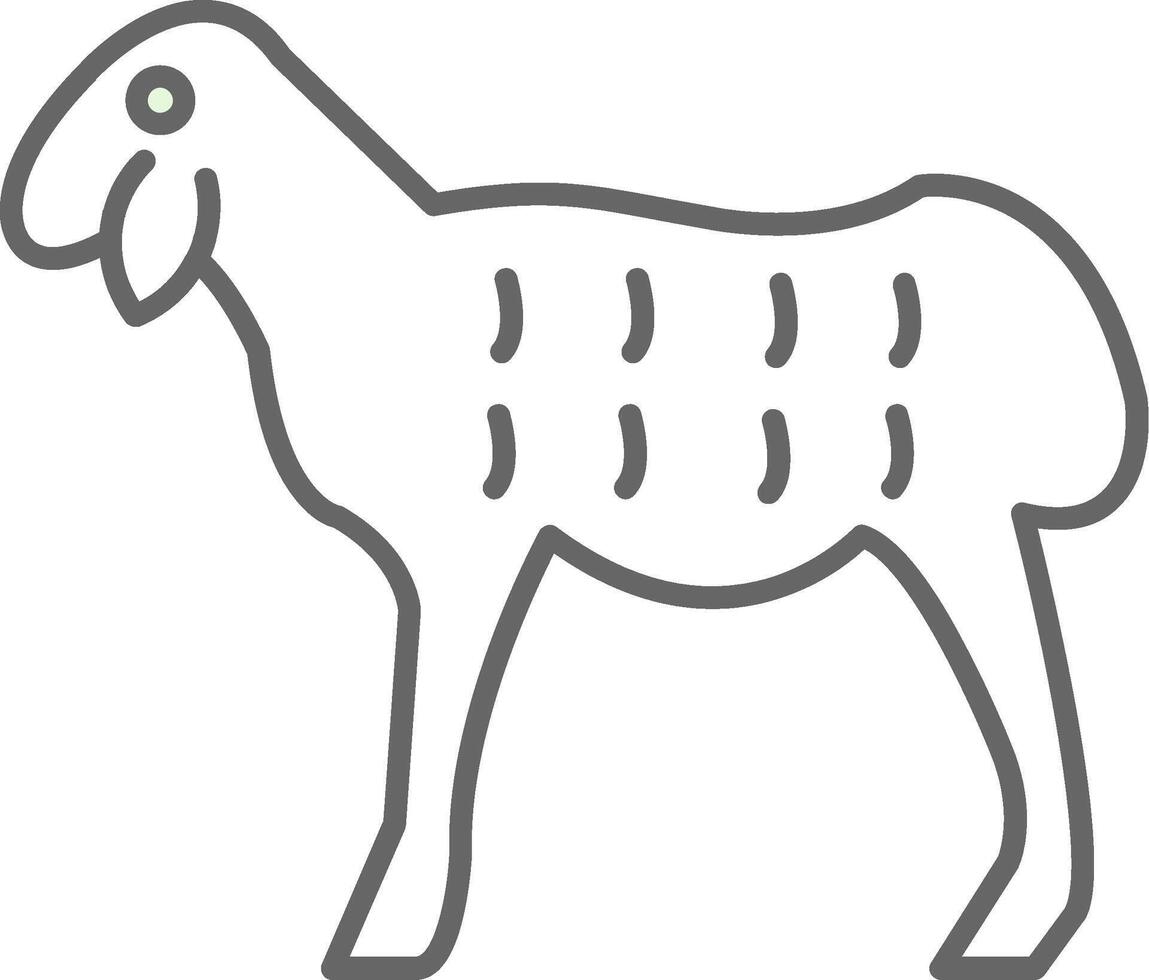 Sheep Fillay Icon vector