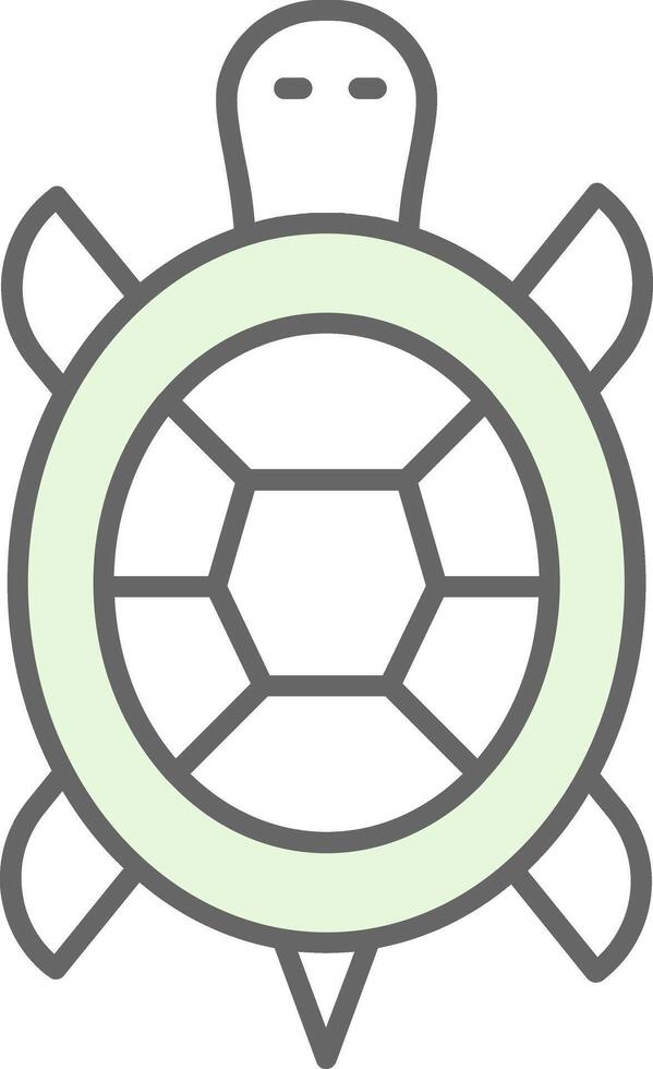 Turtle Fillay Icon vector