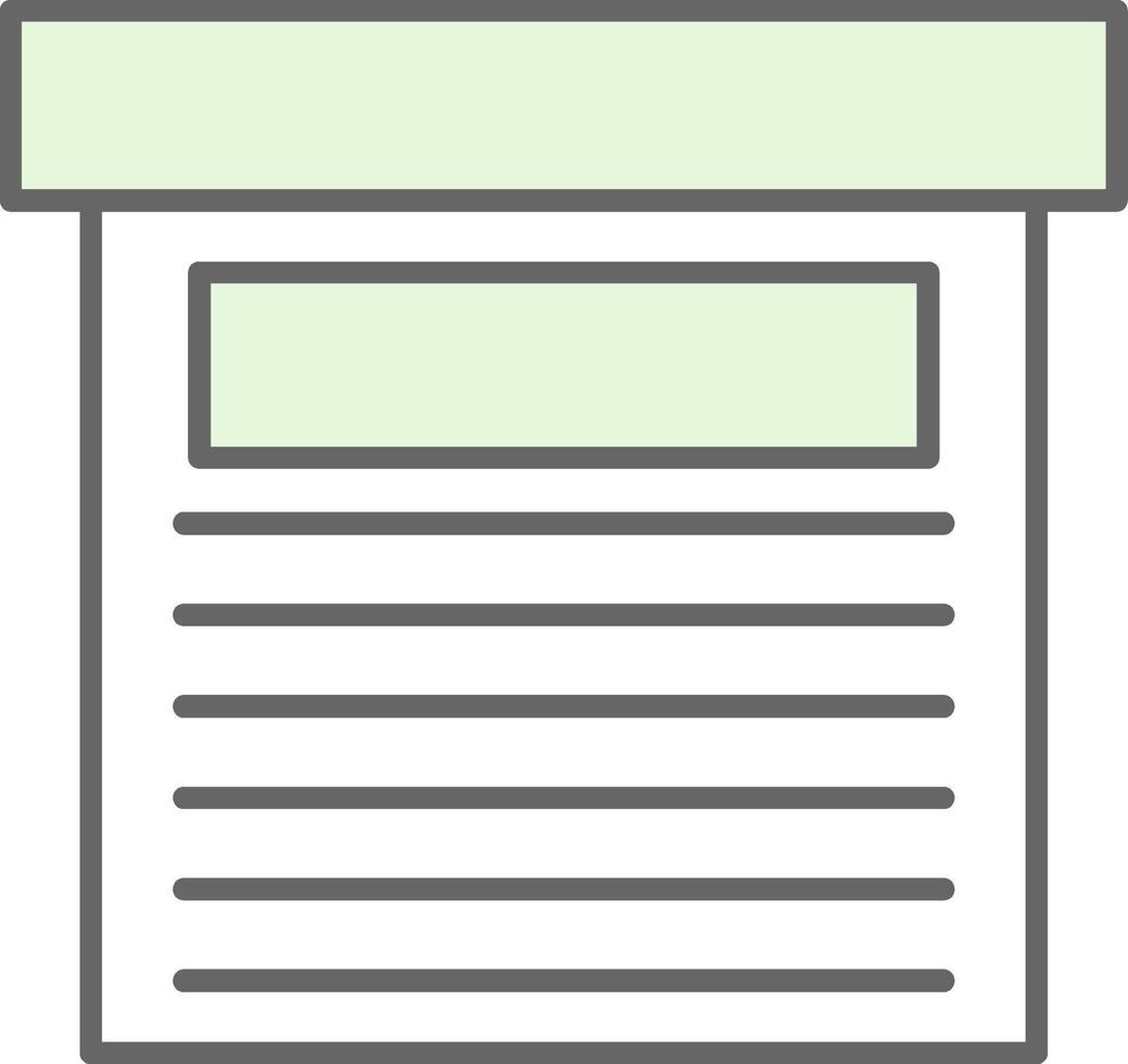 Storage Box Fillay Icon vector