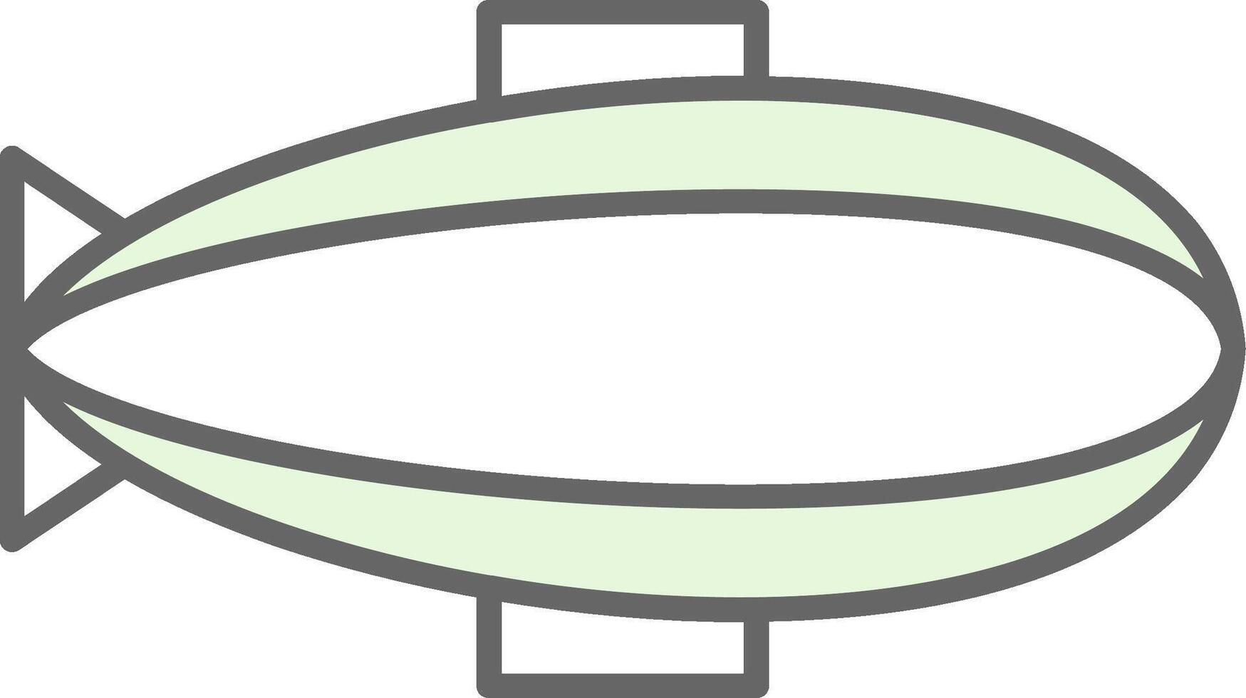 Zeppelin Fillay Icon vector
