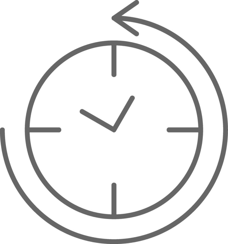 Anti Clockwise Fillay Icon vector