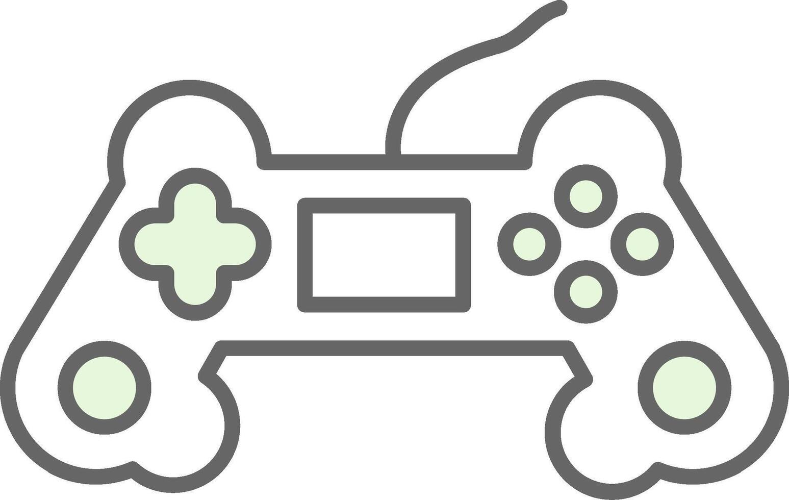 juego controlador relleno icono vector