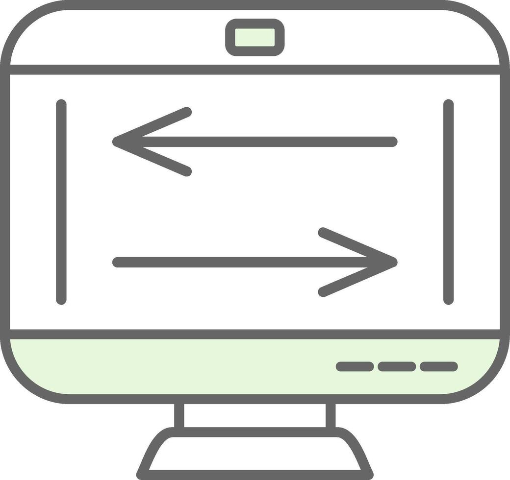 Transfer Fillay Icon vector