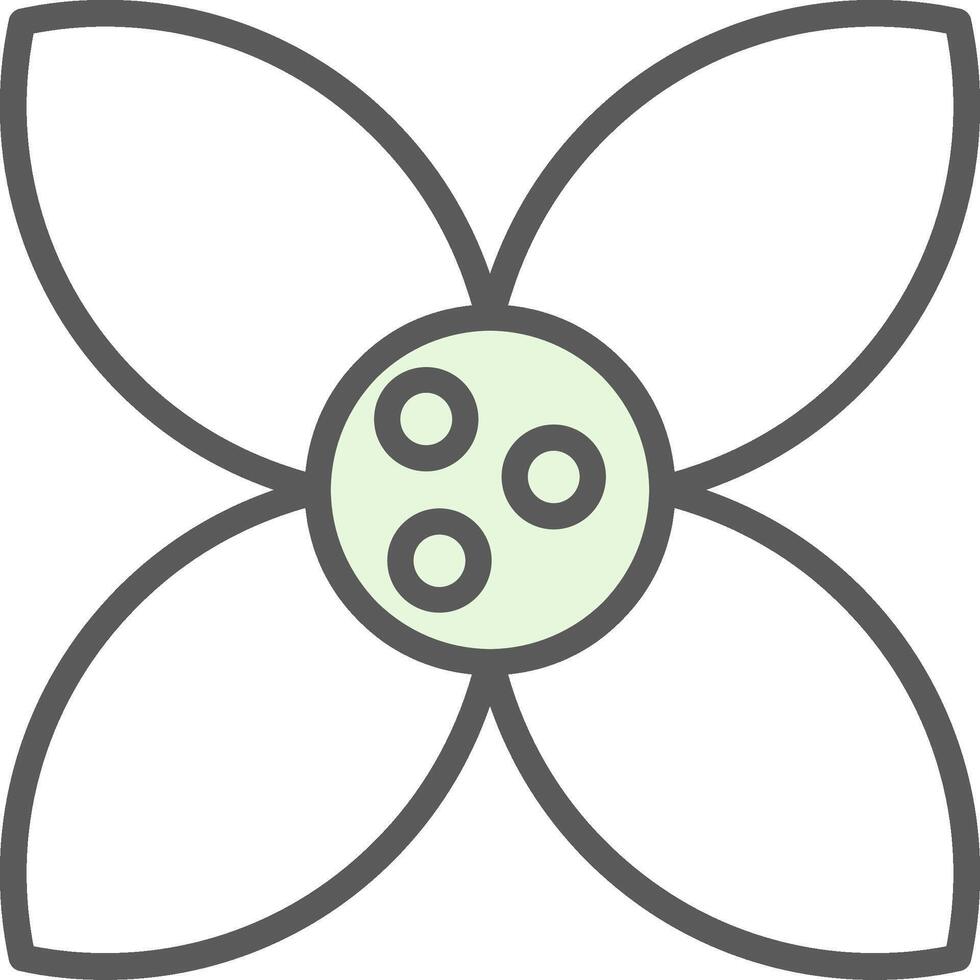 Wallflower Fillay Icon vector