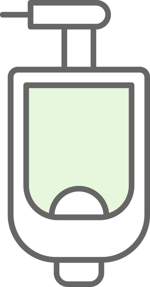 Urinal Fillay Icon vector
