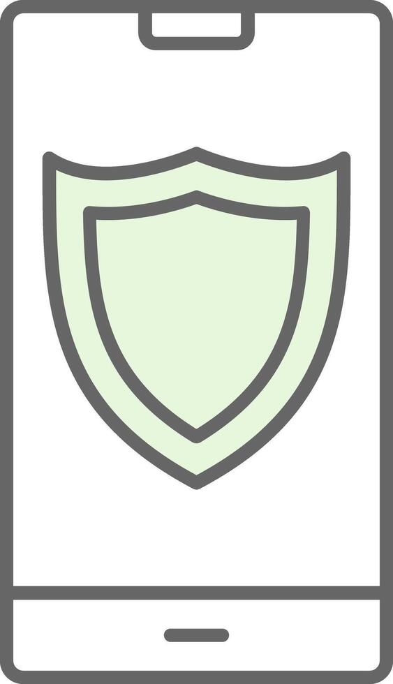 Shield Fillay Icon vector
