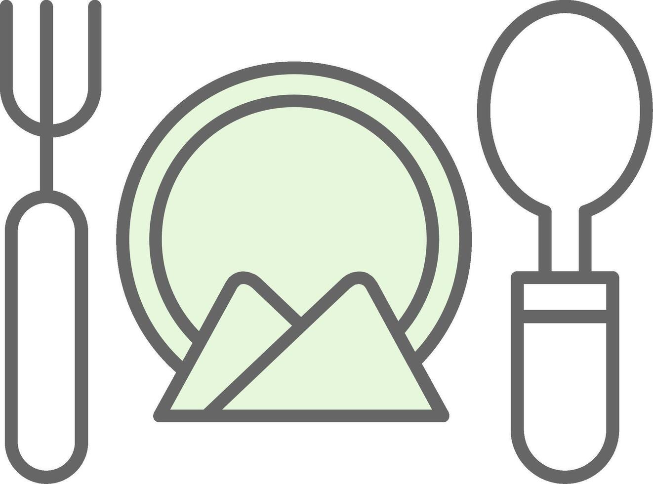 Cutlery Fillay Icon vector