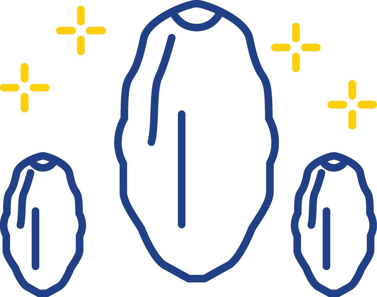 Dates Line Two Color Icon vector