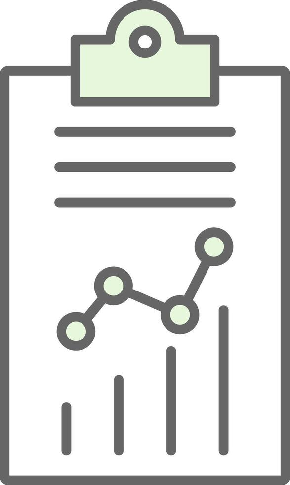 Report Fillay Icon vector