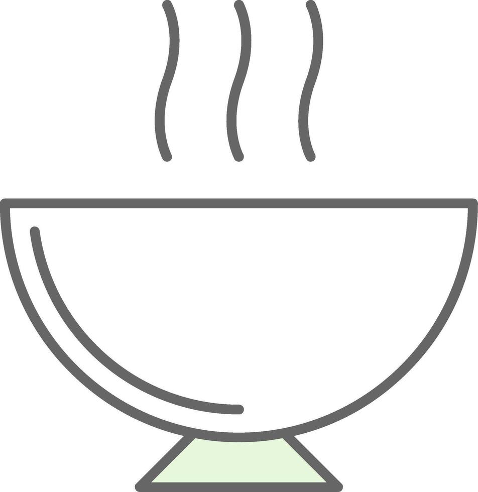 Soup Fillay Icon vector
