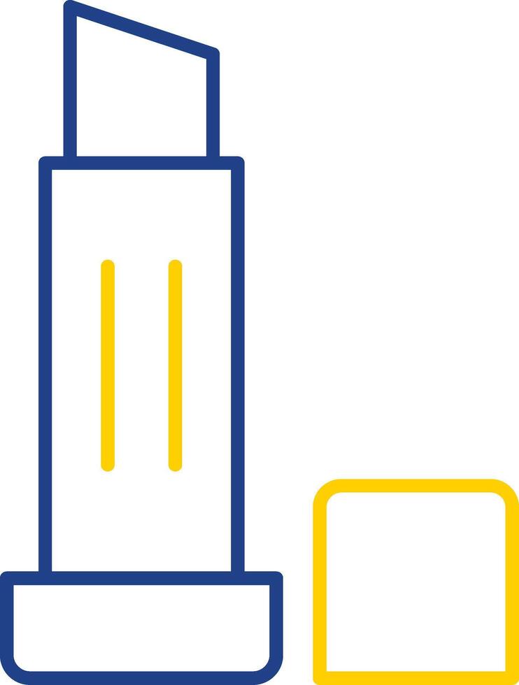 Lip Balm Line Two Color Icon vector