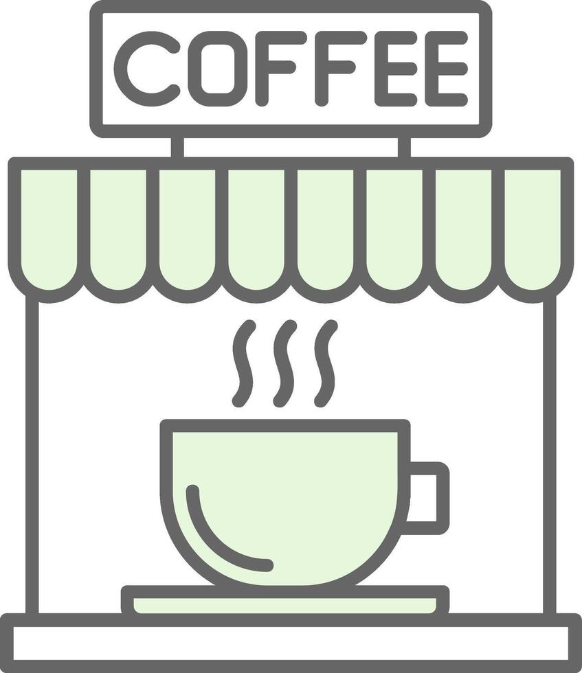 Coffee Fillay Icon vector