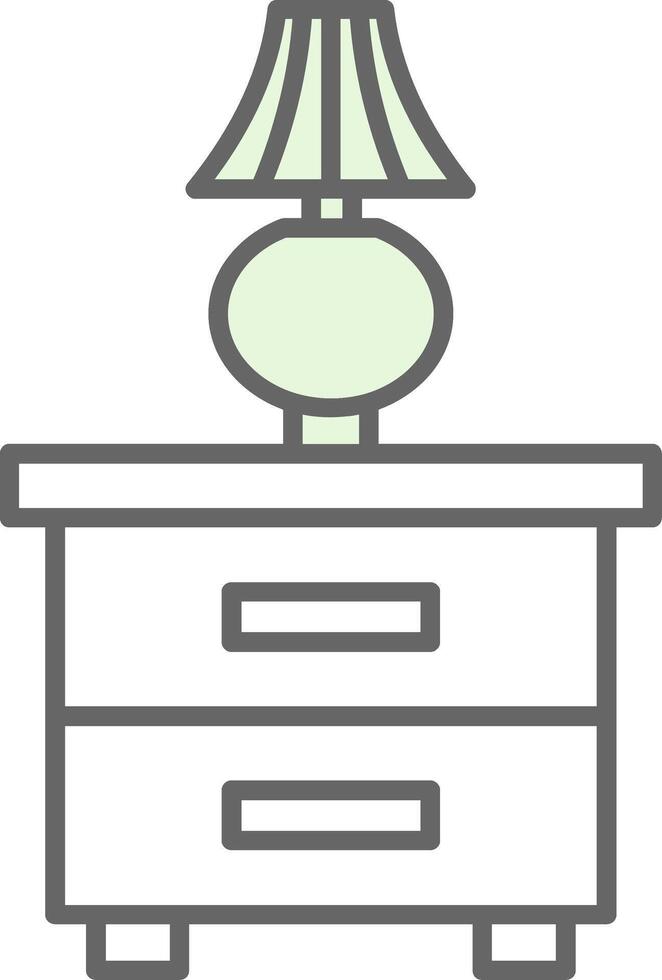 Wardrobe Fillay Icon vector