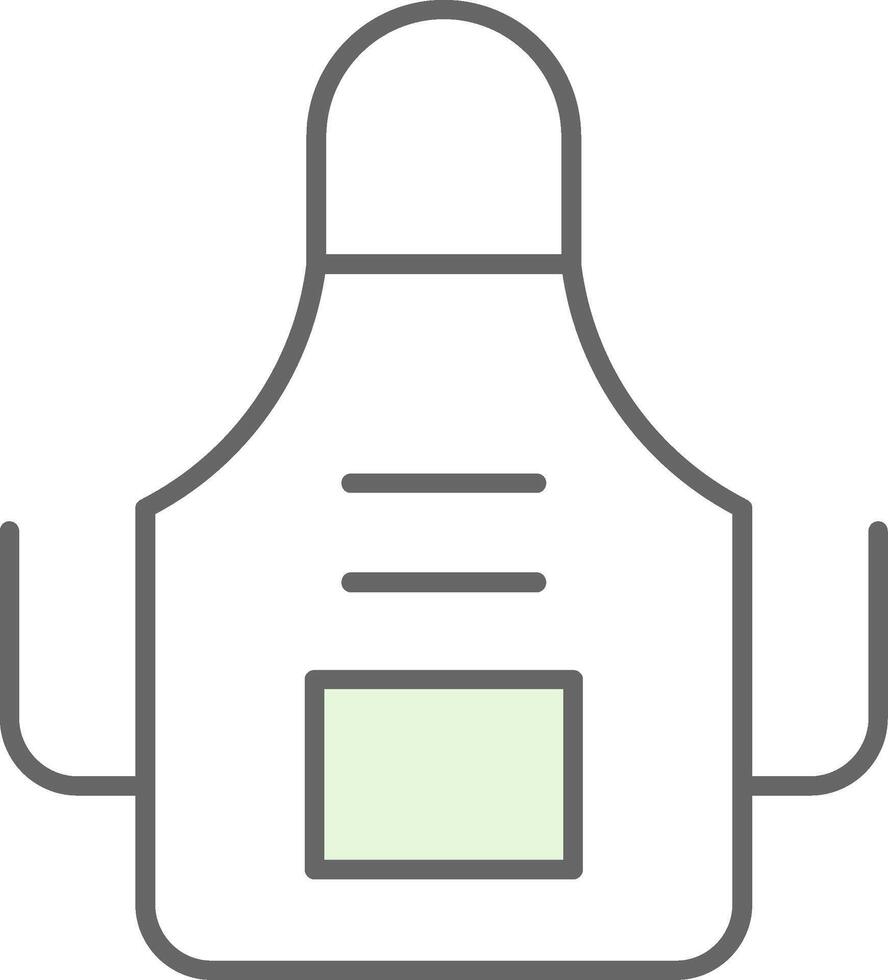 Apron Fillay Icon vector