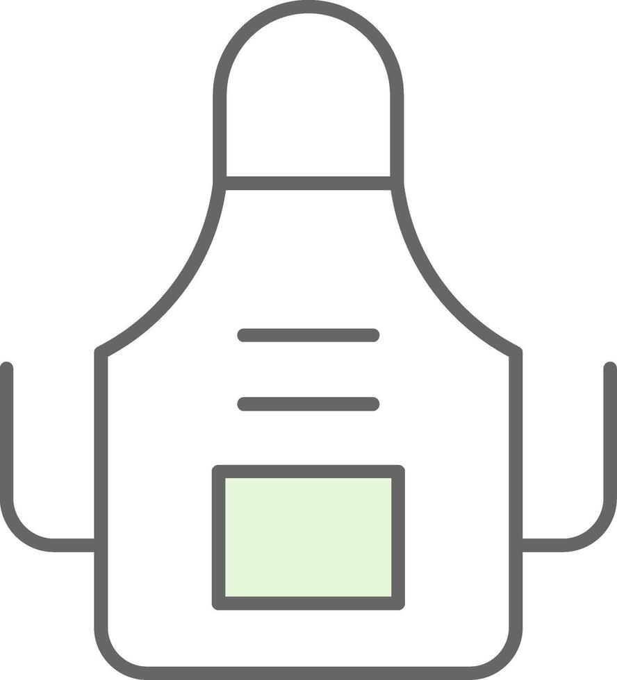 Apron Fillay Icon vector