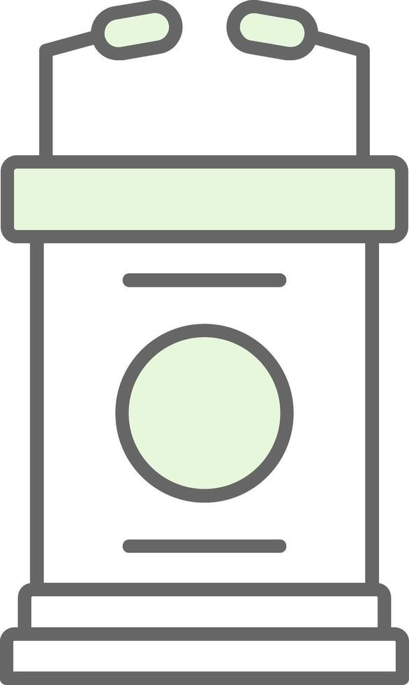 Lectern Fillay Icon vector