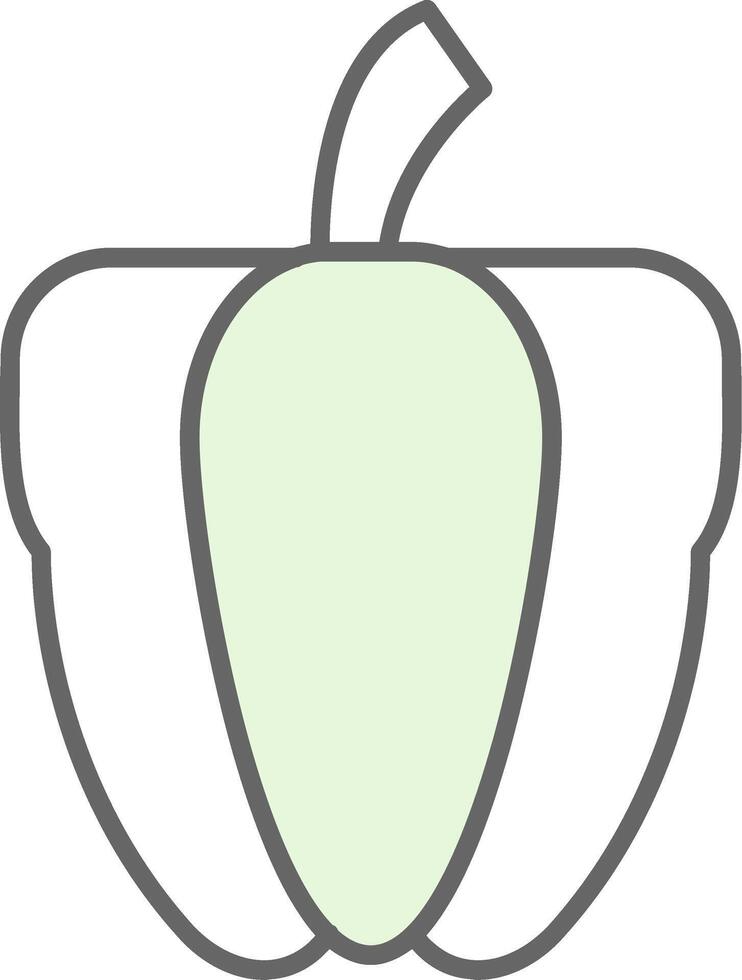 Capsicum Fillay Icon vector