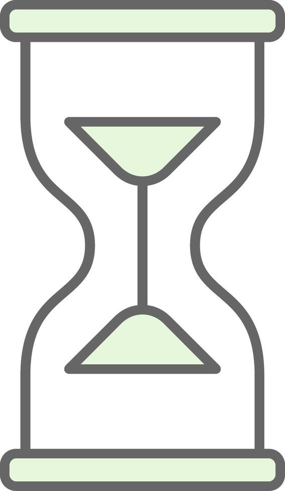 Hourglass Fillay Icon vector